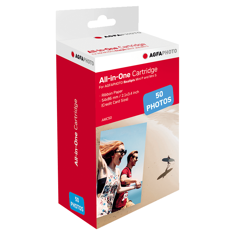 Photo Printer Cartridge - AgfaPhoto AMC50 - Realipix Mini P Mini S