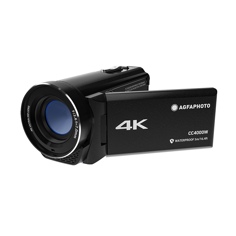 Caméscope – AgfaPhoto Realimove CC4000W – Vidéo 4K et étanche