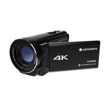 Caméscope – AgfaPhoto Realimove CC4000W – Vidéo 4K et étanche