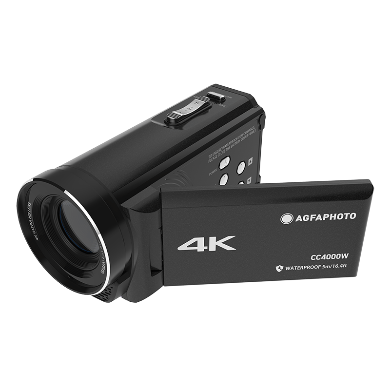 Caméscope – AgfaPhoto Realimove CC4000W – Vidéo 4K et étanche