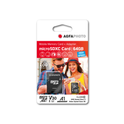 Carte mémoire Micro SDHC 64Go AgfaPhoto - CLASS 10