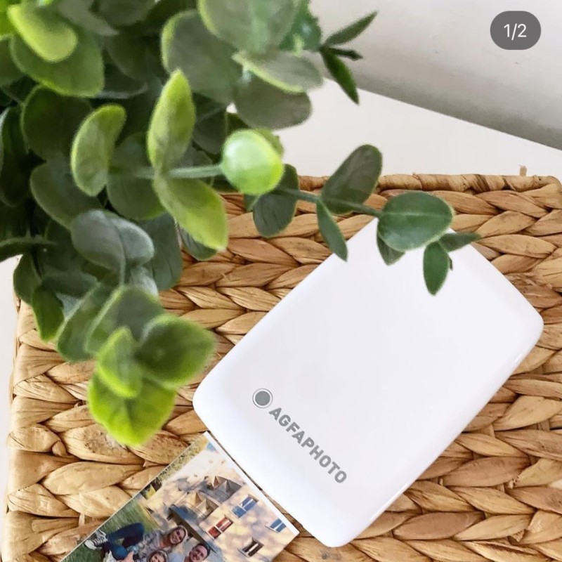 Stampante Fotografica Portatile - AgfaPhoto Realipix Mini P.2 ZINK - 10 fogli inclusi