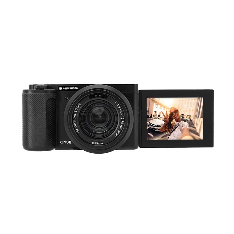 Compact Digital Camera - AgfaPhoto Realishot C130 - Articulated Screen