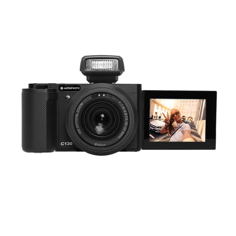 Kompakte Digitalkamera - AgfaPhoto Realishot C130 - Gelenkiger Bildschirm