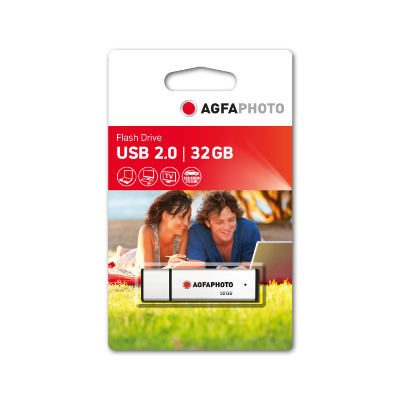 AgfaPhoto Clé USB 2.0 32Go - Transportez vos données avec fiabilité