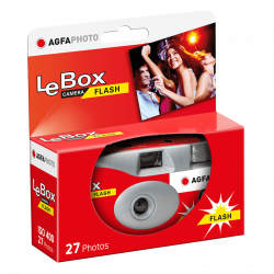 Appareil Photo Jetable - AgfaPhoto LeBox Flash - 27 Photos couleur