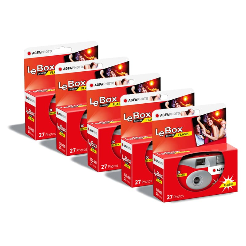 Appareil Photo Jetable AgfaPhoto LeBox Flash 5 Jetables