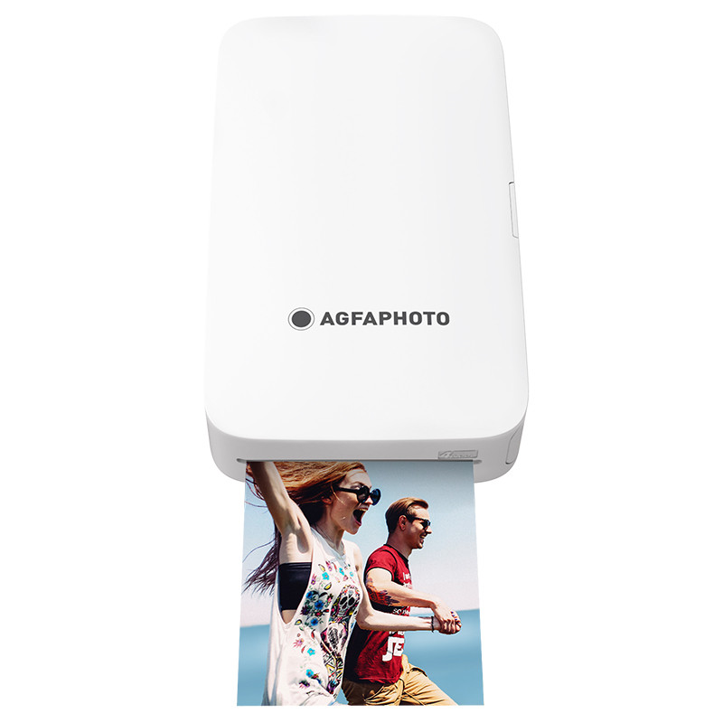 AgfaPhoto Realipix Moments - Imprimante - couleur - thermique par  sublimation - 100 x 150 mm jusqu'à 0.83 min/page (couleur) - Bluetooth -  blanc