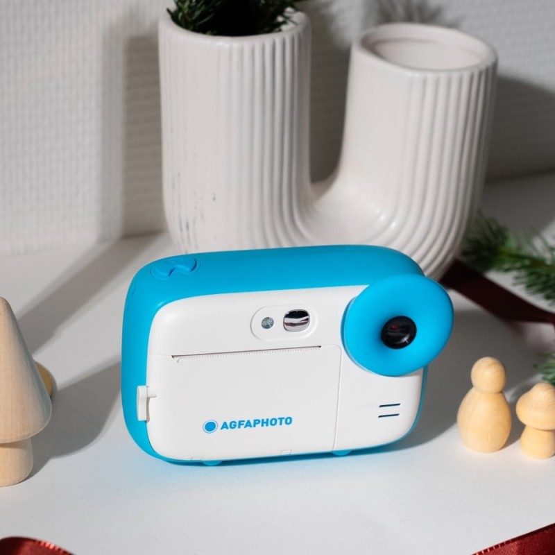 Coffret Cadeau de Noël Enfant : AgfaPhoto Realikids Instant Cam, Carte SD & Carte Cadeau Tirages Photo