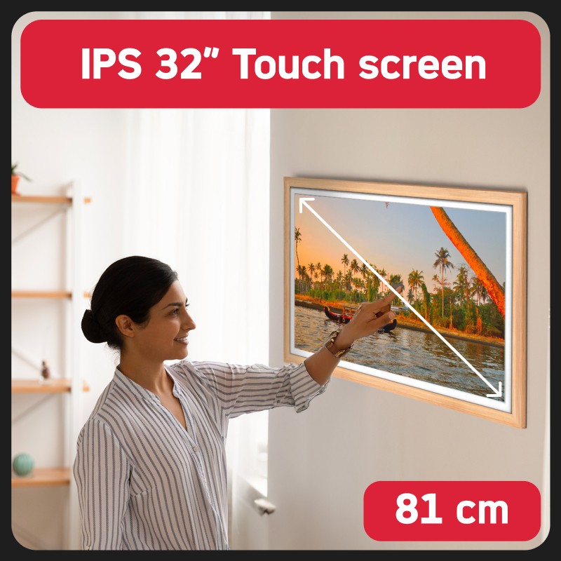 Connected Digital Photo Frame – Agfaphoto Realiview APF3200 WIFI – 32” Full HD