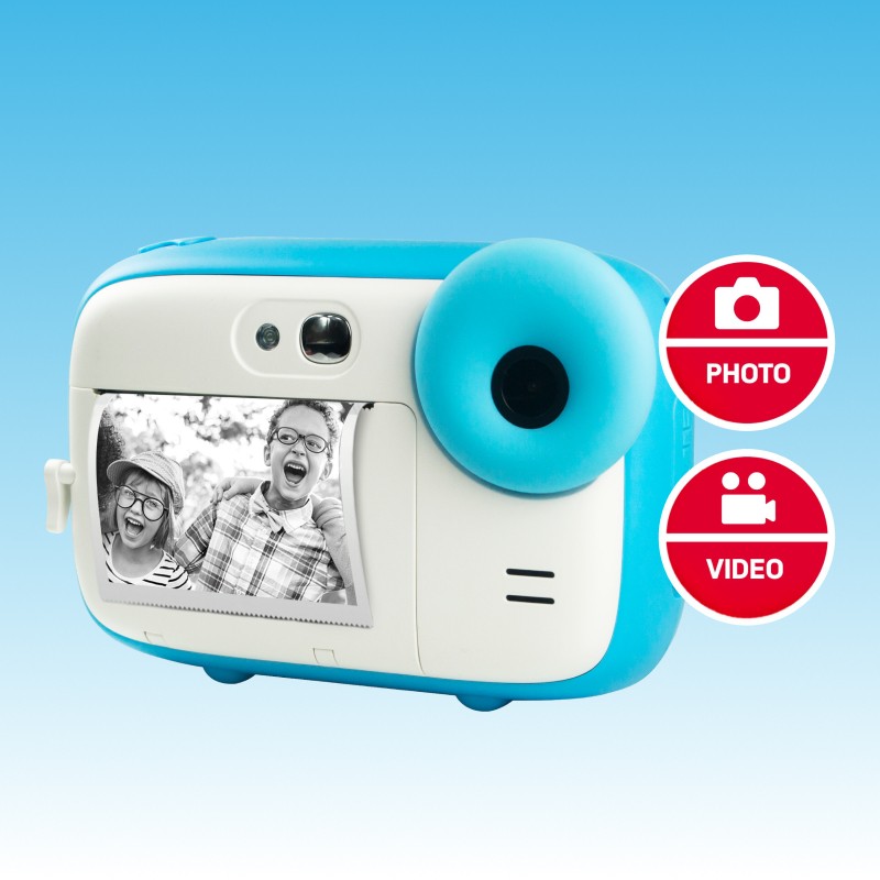Pack AgfaPhoto Realikids Instant Cam Rosa + 6 rollos de papel