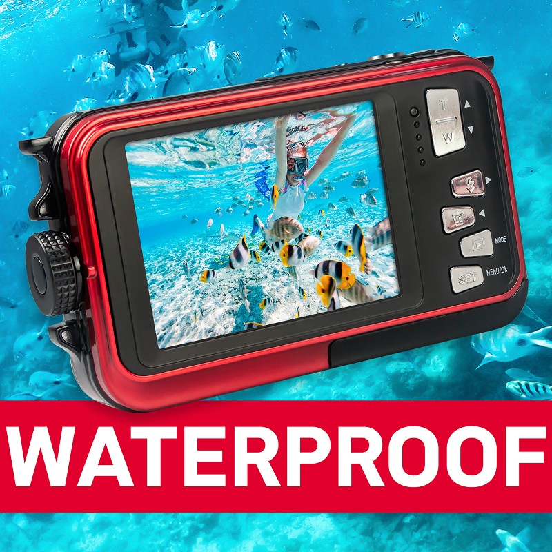 Wasserdichte Digitalkamera - AgfaPhoto Realishot WP8000 - Wasserdicht 3m