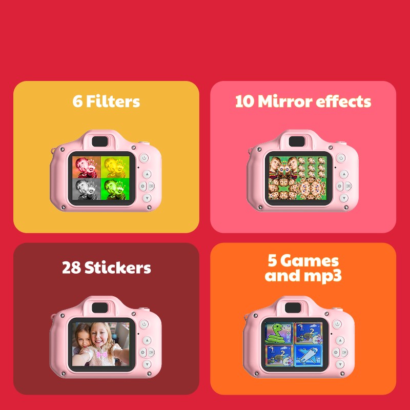 Appareil Photo Enfant - AgfaPhoto Realikids Cam Mini - Ultra compact et Léger