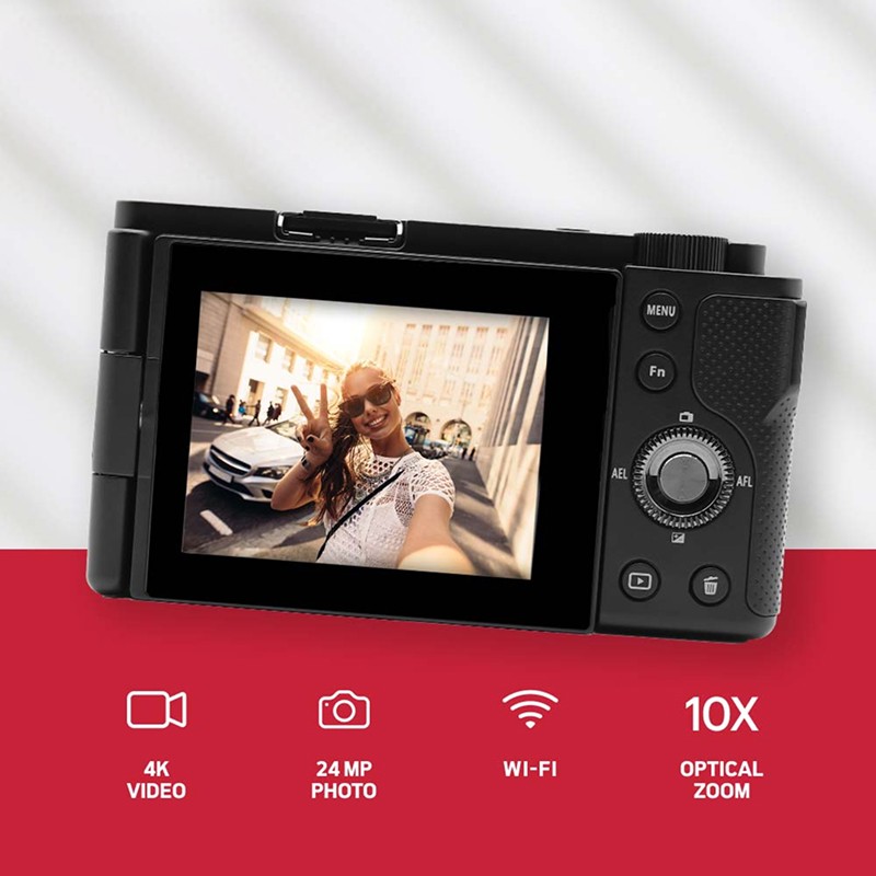 Compact Digital Camera - AgfaPhoto Realishot C130 - Articulated Screen