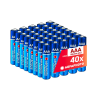 Pack de 40 Piles Alcalines AgfaPhoto Haute Performance - LR03 AAA