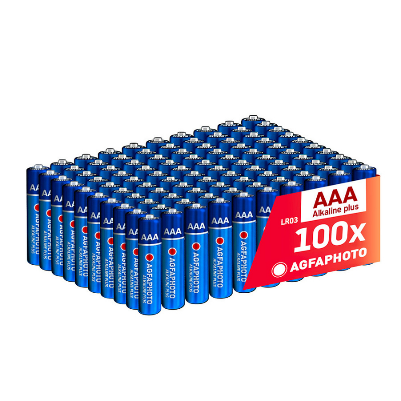 Paquete de 100 pilas...