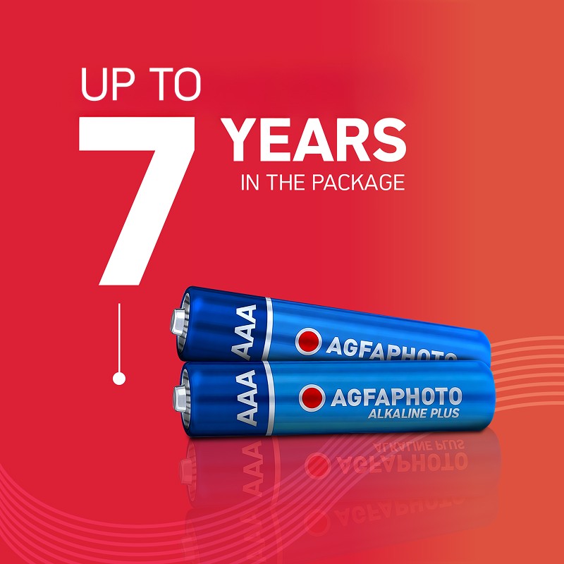 Confezione da 20 pile alcaline ad alte prestazioni AgfaPhoto - LR03 AAA