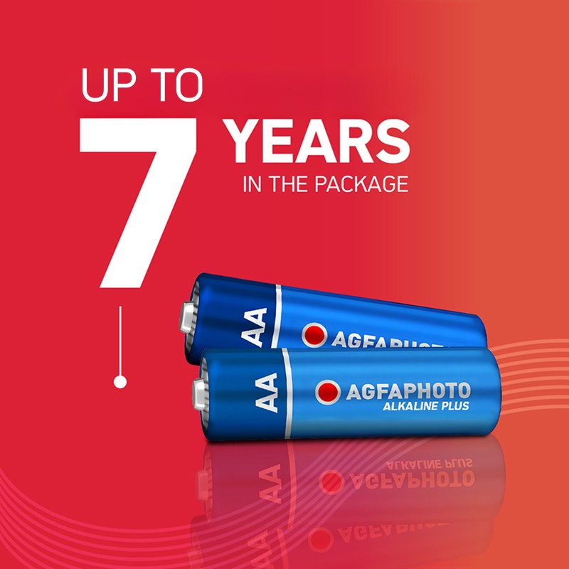 Pack de 100 pilas alcalinas de alto rendimiento AgfaPhoto - LR6 AA