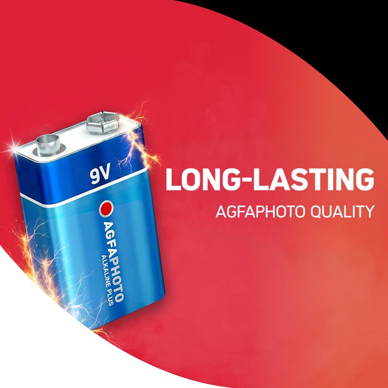 Zestaw 10 baterii alkalicznych E-Block PLUS - 6LR61