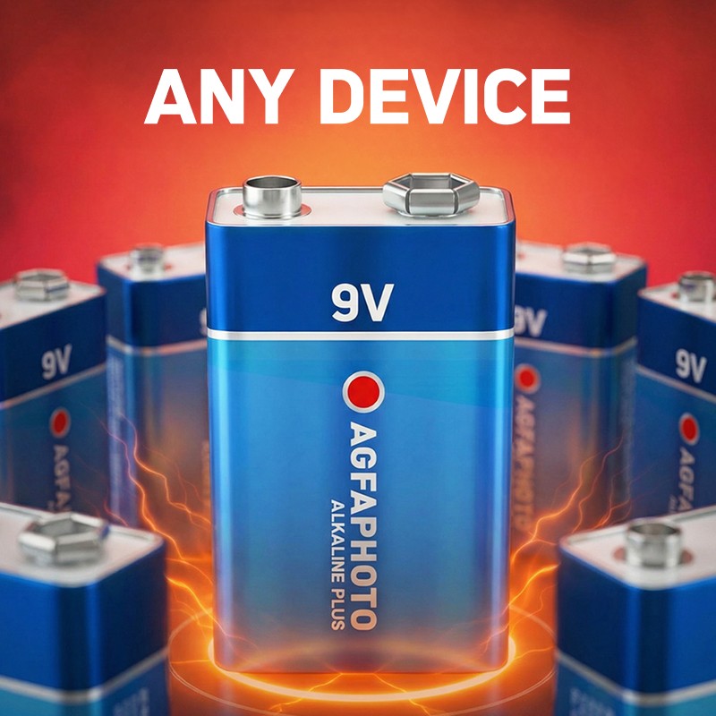 10er-Pack Alkaline-Batterien PLUS E-Block - 6LR61