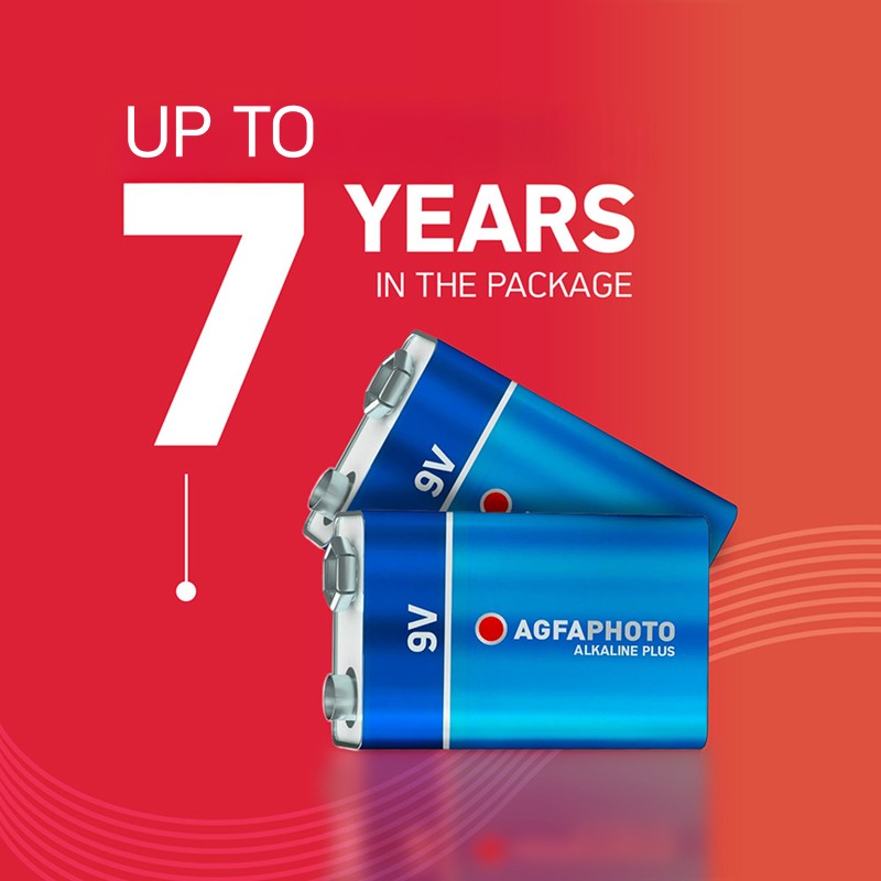 Pack de 10 Piles Alcalines PLUS E-Block - 6LR61