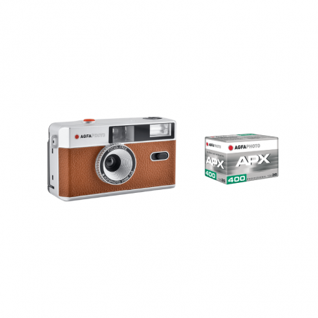 AGFAPHOTO Appareil Photo Argentique Réutilisable 35mm Marron - 3 avis