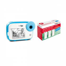 Appareil Photo Instantané Realikids Instant Cam Bleu + 6 rouleaux papiers