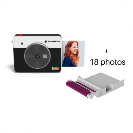 AgfaPhoto Pack Appareil Photo Instantané Realipix SQUARE S + 18 photos