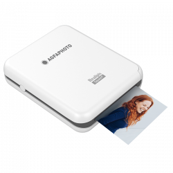 AgfaPhoto Realipix MINI P imprimante photo Sublimation de teinte 291 x 300  DPI 2.1 x 3.4 (5.3 x 8.6 cm)