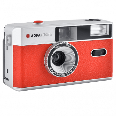 AgfaPhoto Appareil Photo Argentique réutilisable - Rouge