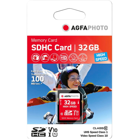 Scheda SD - Memory Card SDHC AgfaPhoto 32 GB - CLASSE 10