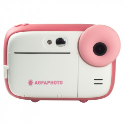 Pack Realikids Instant Cam Rose + 3 Rouleaux de Papiers