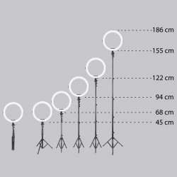 Ring Light - AgfaPhoto Realiview ARL11XL - 120 Leds - Adjustable tripod