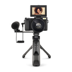 Pack Appareil Photo Compact pour Vlogging – Realishot VLG4K-DIG – Zoom Numérique 16X