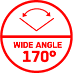 Wide Angle 170°