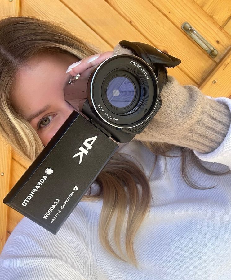 Caméscope – AgfaPhoto Realimove CC4000W – Vidéo 4K et étanche