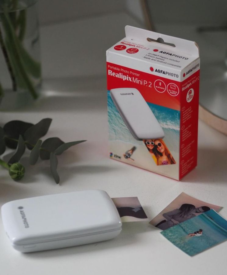 Imprimante Photo Portable - AgfaPhoto Realipix Mini P.2 ZINK - 10 papiers inclus