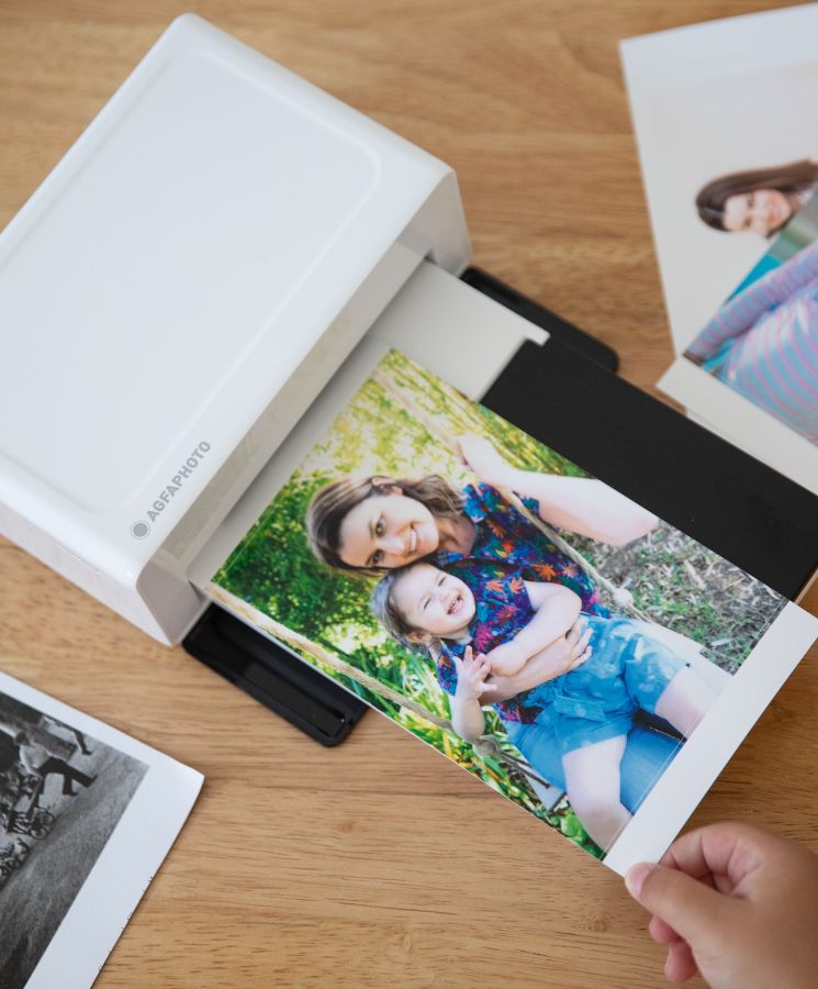 Portable Photo Printer - AgfaPhoto Realipix MOMENTS - White